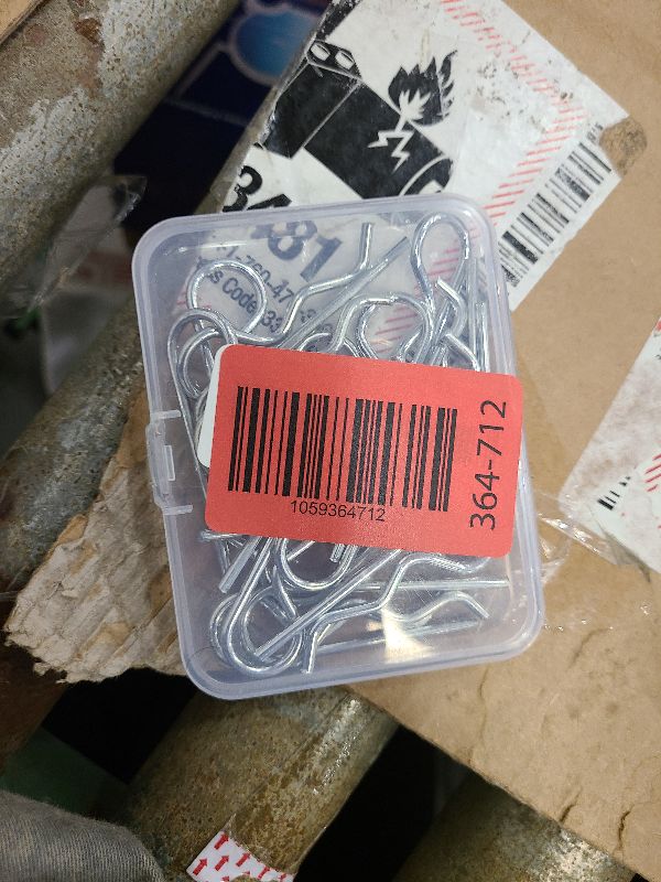 Photo 1 of 15 Pcs Heavy Duty Cotter Pins,Hitch Pins Clip R Clips Spring Retaining Wire Hair Pins Kotter Pin Strong Spring Tension Large Hardware Pins for Trailer Tractors Mower Carts Truck Pin Clip M3x60mm