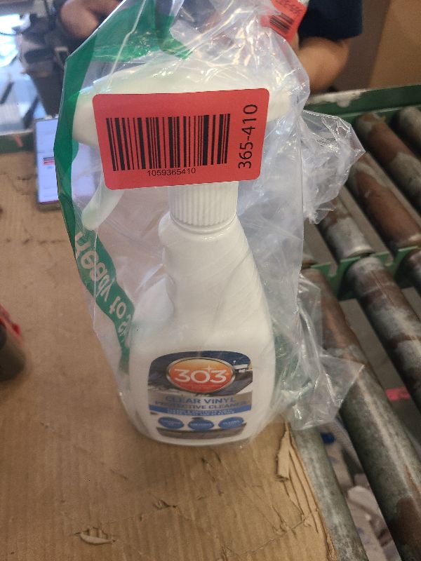 Photo 1 of 303 Products Marine Clear Protective Cleaner - Cleans and Protects Vinyl and Plastics, Provides Superior UV Protection, Prevents Yellowing and Cracking, 32oz (30215)