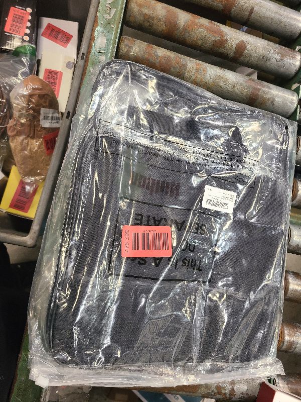 Photo 1 of 6 Pieces Large Clear Travel Packing Cube Clear Vinyl Zippered Storage Bags See Through Moving Bag PVC Multipurpose Pouch with Handle for Suitcase Shirts Dress Storage (Black, 11.8 x 10.2 x 3.9 Inch)