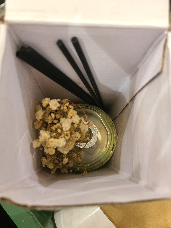 Photo 1 of COCODOR Flower Reed Diffuser Set / 6.7oz / Clean Linen/Scent Diffuser with Sticks Home Fragrance Reed Diffuser for Bathroom Shelf Decor