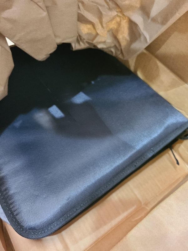 Photo 1 of 2-Inch 3 Rings Zipper Binder, Holds 15-Inch Laptop, Handle and Shoulder Strap Included, Black