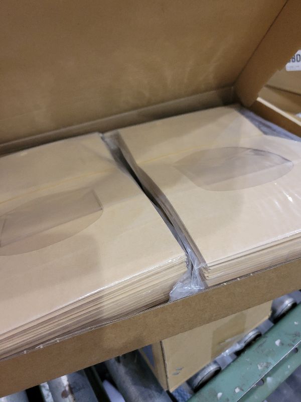 Photo 1 of 100pcs Small Bakery Bag with Window, Cookie Bag Pastry Bages Kraft Paper Bages, 9.65x6.1x2.76 in Tin Tie Tab Bags Brown Window Bags ?