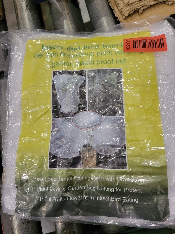 Photo 1 of 10'x10' Large Fruit Tree Netting Cover for Squirrels and Birds with Zipper, Fruit Tree Covers to Protect Fruit from for Fruit Trees (White)