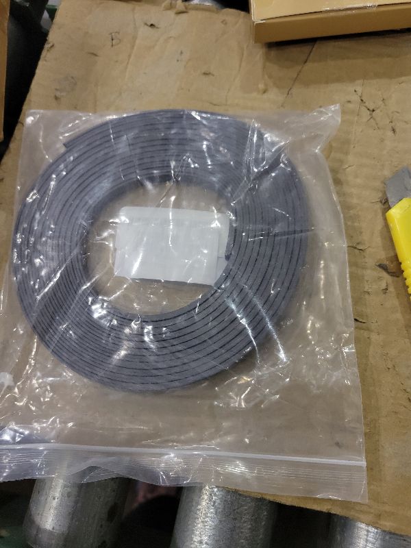Photo 1 of 164 Inches Shower Door Magnetic Strip Replacement Insert for Framed and Semi-Framed Swinging Glass Shower Doors with 3/8" Width