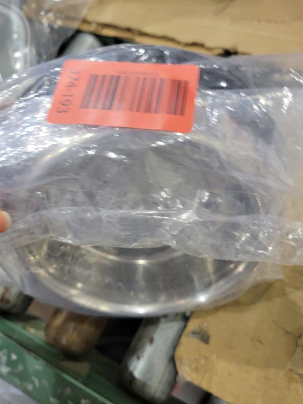 Photo 1 of 2 Pcs Anti-Skid Stainless Steel Pet Bowls for Small Dogs, Puppies & Cats (16 fl oz) Water & Food Bowl
