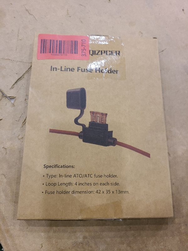 Photo 1 of 10 Pack 16 AWG Inline Fuse Holder - 12 Volts Fuse Holder for 10A Blade Fuse