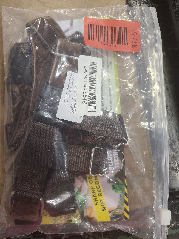 Photo 1 of 2 Hounds Design Freedom No Pull Dog Harness, Adjustable Harness and Leash Set, Easy Walking & Comfortable Control, Fits Small, Medium & Large Dogs, Solid Colors, Made in USA, 1" LG, Brown