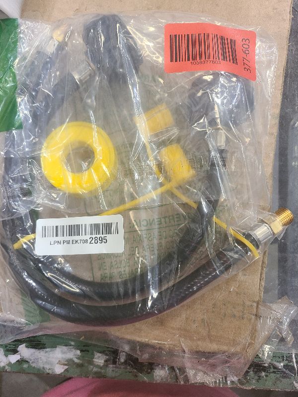 Photo 1 of 2PCS 15 Inch RV Propane Tank Hose Replacement with 1/4" Male NPT Adapter (Not Male Inverted), Camper Propane Hose for 2-Stage Auto Changeover Regulator, Gas Dual Propane Tank Connection Kit