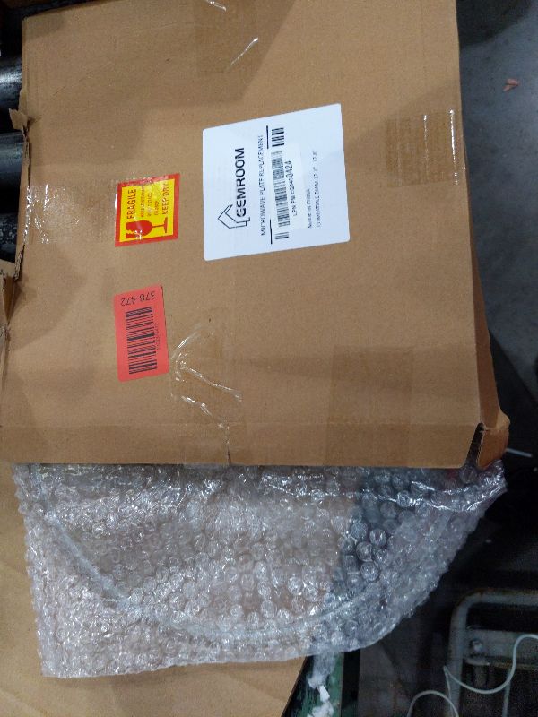 Photo 1 of 12.75" Microwave Plate Replacement for WB49X10129 GE Microwave Glass Plate, LG 3390W1A027A and Kenmore Microwave Glass Plate 1B71961H Compatible With WP8172138 12 3/4 inch Whirlpool Microwave Plate