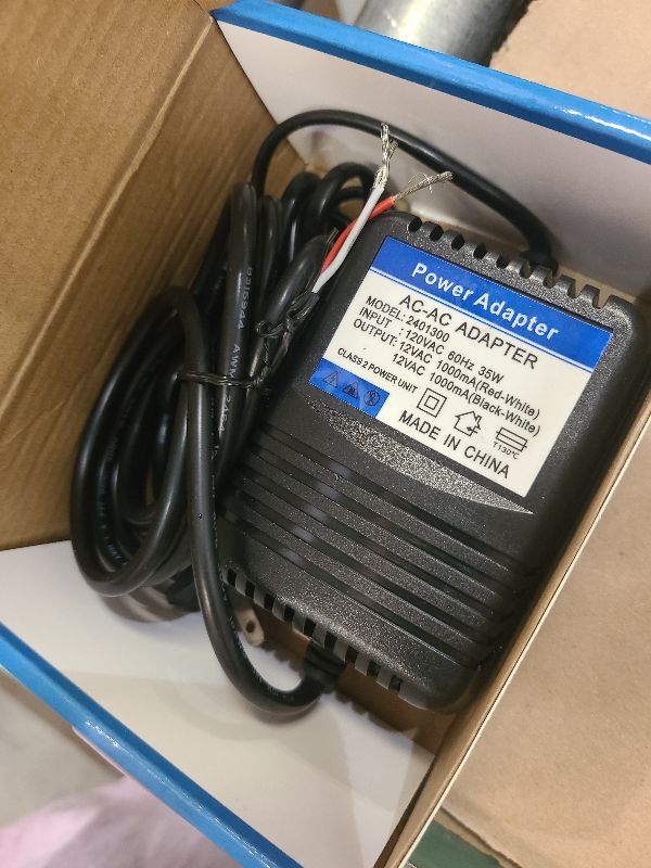 Photo 1 of 24VAC Indoor Controller Transformer-Sprinklers 526500 635640,for Hunter Irritrol Rain Dial Bird ESP4MIXFMR ESP4Mi ESP4MEi Lawn Sprinkler Controller Power Supply Cord Charger (Red-Black connection 24V)