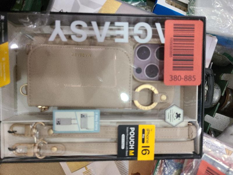 Photo 1 of MAGEASY Designed for iPhone 16 Pro Wallet Case 6.3" - Detachable Wallet Case with Crossbody Strap, 16ft Ultimate Drop Protection, [The Only Phone Case with Purse Compatible with MagSafe] | Pouch M