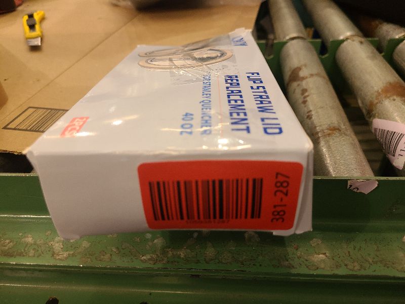 Photo 1 of 2 Pack 40 oz Flip Straw Leak Proof Lid for Stanley H2.0 Quencher, Stanley Lid Replacement 40 oz for Stanley Cup Accessories ProTour, No Spill Proof Straw Cover for Stanley Accessories (Cream & Black)