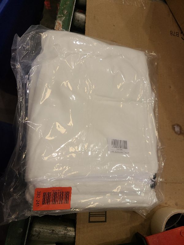 Photo 1 of 10 Pack Plant Covers Frost Protection Bag 39.5" x 39.5" Winter Drawstring Plant Covers Winter Reusable Plants Jacket for Fruit Tree Shrub Potted Plants