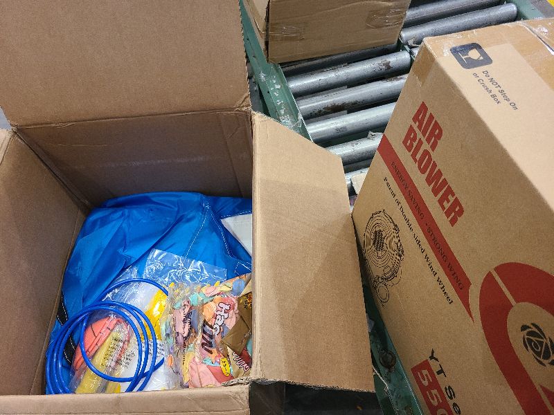 Photo 1 of 12.5 FT Oxford White Bounce House Bouncing Castle with Two Slides Inflatable Bounce House for Kids with Large Ball Pits Suitable Birthday Party Holiday Decorations and Photography