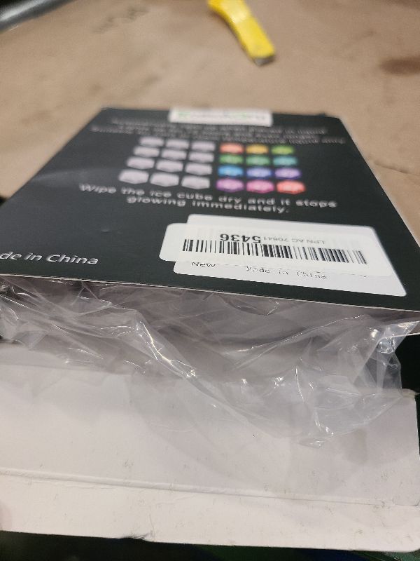 Photo 1 of 20 Pack Light Up Ice Cubes for Drinks - Multi Color Led Ice Cubes with Color Changing Lights - IP67 Waterproof Glowing Ice Cube - Elevate Your Drinks for Club Bar Party Birthday Wedding Anniversary