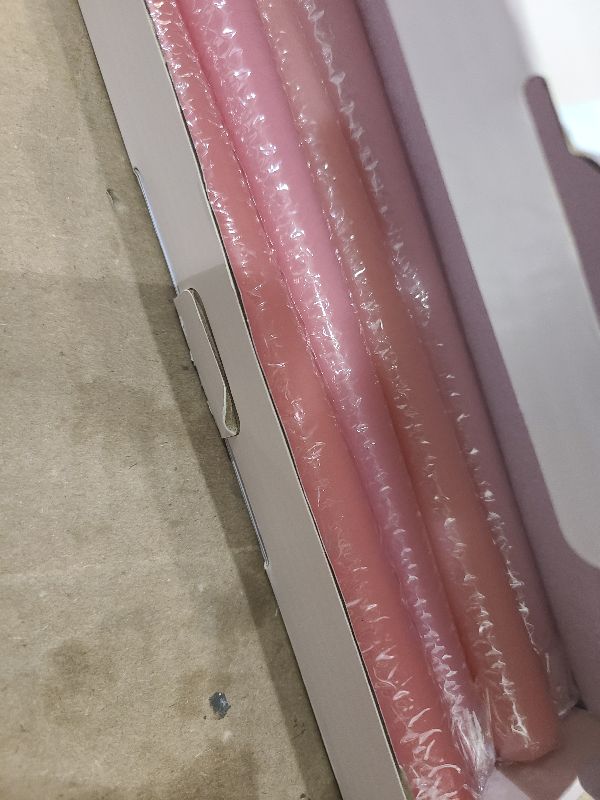 Photo 1 of 10 Inch Gradient-Pink Taper Candles, 4 Packs Unscented Candlesticks for Dinner, Wedding, Valentine’s Day and Home Decoration, Dripless and Smokeless, 8-10 Hours Burn