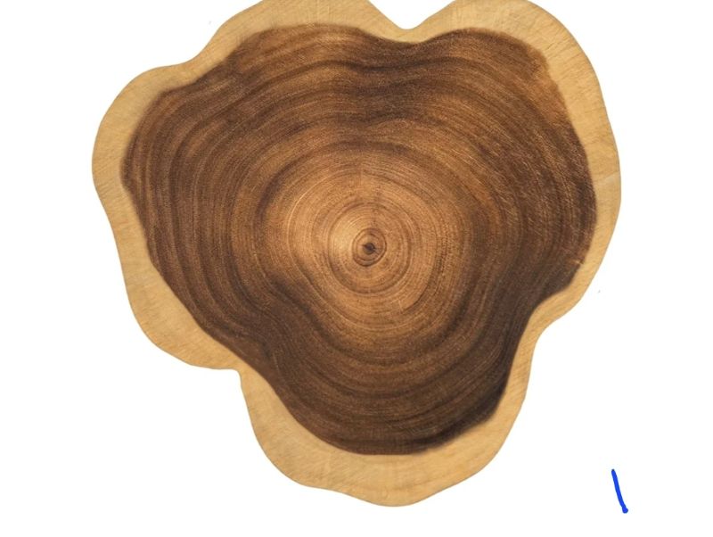 Photo 1 of ~14 Inches Acacia Cutting Board with 100% Natural Wood,Serving Board for Steak Fruits,Chopping Board for Bread as Serving Trays