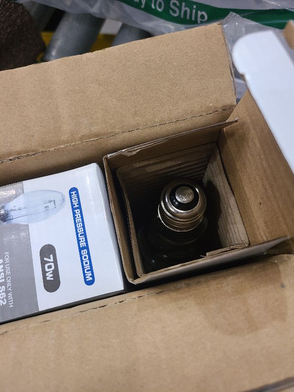 Photo 1 of 3 Pack LU70/MED 70W High Pressure Sodium Light Bulb ED17 Medium Base Clear Bulb (E26 Base) ANSI Code S62 6000 Lumens 2100K 24000 Hours