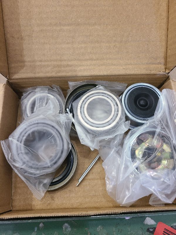 Photo 1 of 2 Sets Trailer Bearing Kit 3500 lb Boat Trailer Axle Bearing Kits L68149 L44649 Bearing Kits, with 171255TB Grease Seal, Spindle Nut, Dust Cap for 3500lb 1-1/16'' to 1-3/8'' #84 Spindles
