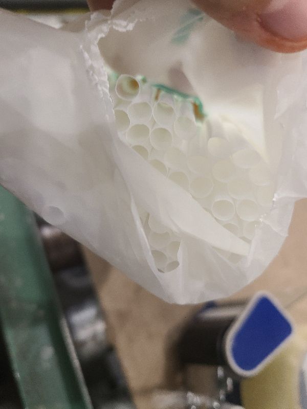 Photo 1 of 100 Count 100% Plant-Based Compostable PLA Straws - Plasticless Biodegradable Flexible Drinking Straws- A Fantastic Eco Friendly Alternative to Plastic Straw