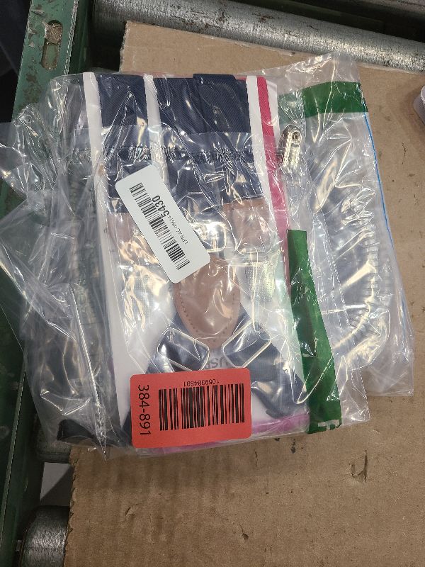 Photo 1 of 2 Pieces Dog Diaper Suspenders, for Dog Diaper Female and Belly Band for Male, Prevent Dog Diapers from Falling Off,Diapers Suspender for Dog in Heat/Period(Navy Blue&Pink,M/L)