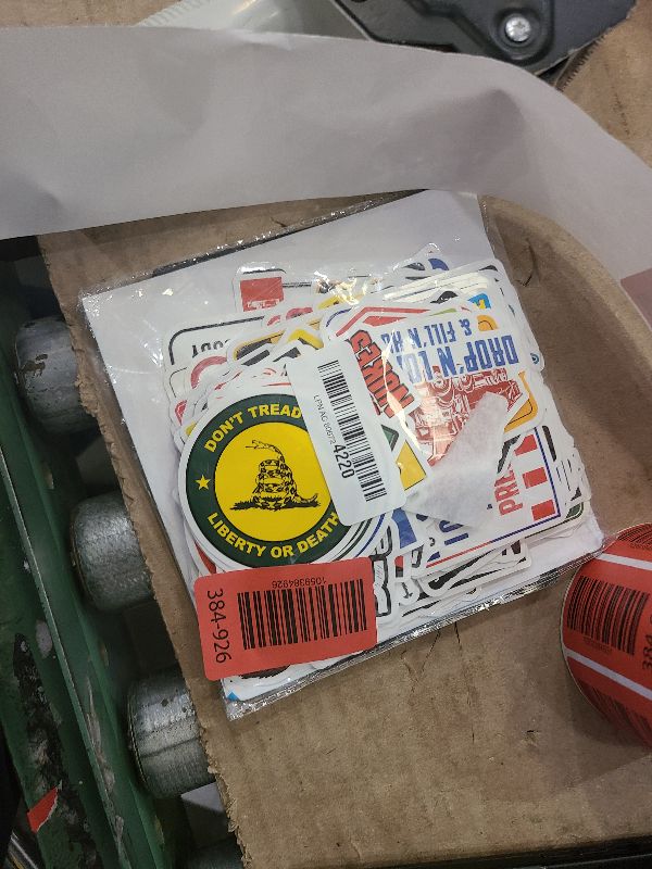 Photo 1 of 200 PCS Hard Hat Stickers for Adults - Dirty, Sarcastic, & Funny Stickers, Ideal for Welders, Electricians, Mechanics, and All Blue Collar Workers