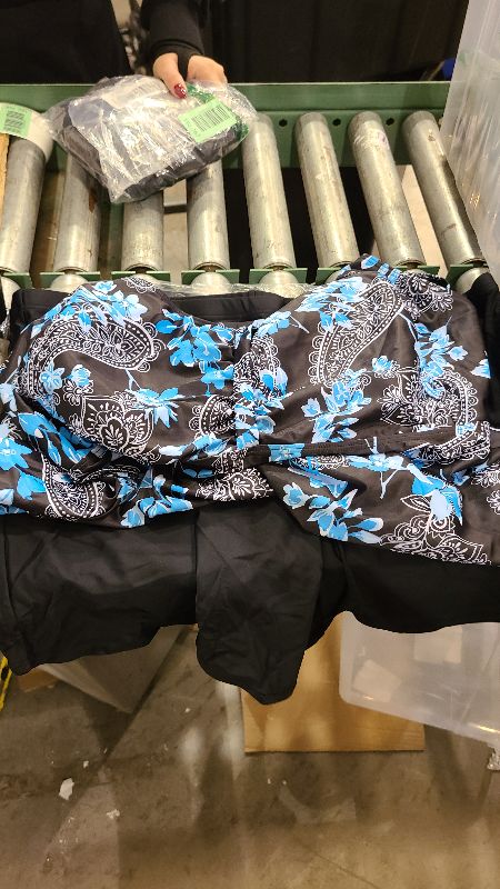 Photo 1 of 2 piece top and short bathing suit set 28W