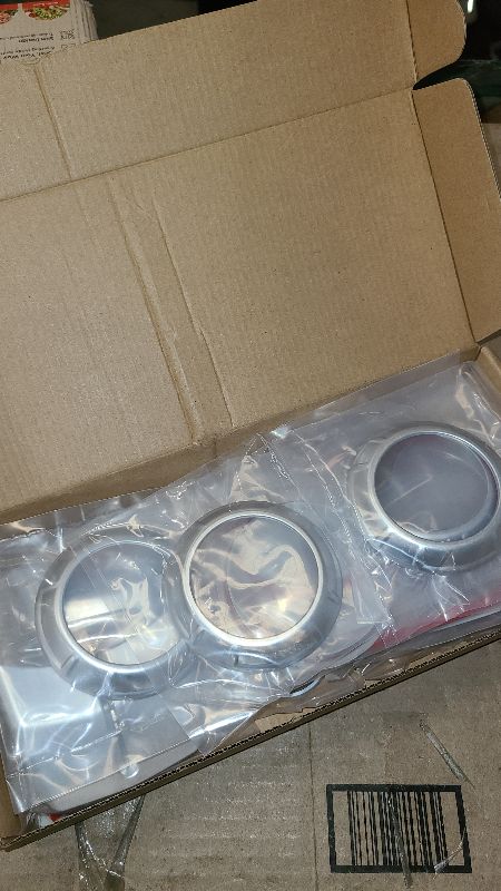 Photo 1 of 26PCS Full Set Interior Trim Kit Compatible with Jeep Wrangler JK JKU 2011-2018 2&4-Door Inner Center Console Trim, Door Handle, Cup Holder Cover, AC Ring Cover (Silver Decoration Kit)