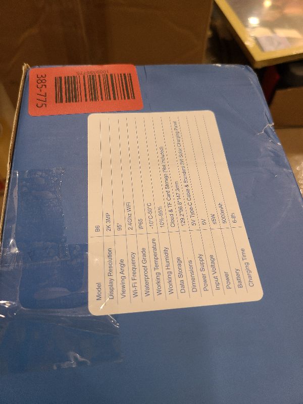 Photo 1 of 2K Cameras for Home Security-2.4G WiFi Outdoor Camera Wireless Solar/Battery Powered with solar panel, 360° Viewing, AI Human Detection, Color Night Vision, with SD Storage, Works with Alexa(2 Pack)