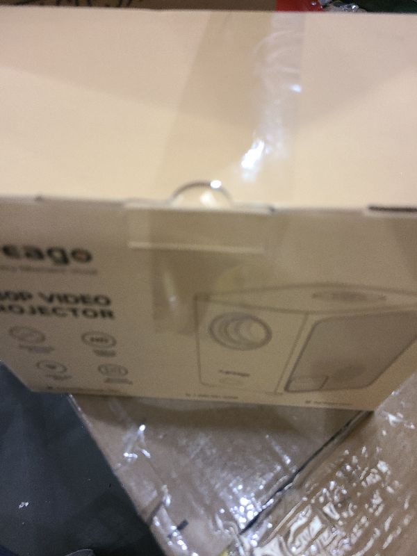 Photo 1 of [Electric Focus] Projector with WiFi and Bluetooth, Native 1080P 15,000 Lumens 4K Supported, Agreago Outdoor Movie Projector for Home Theater UP to 300", for iOS/Android/TV Stick/HDMI/USB