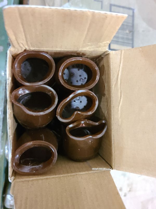 Photo 1 of 24 pcs Brown Chair Leg Floor Protectors, Furniture Felt Pads Silicone Covers caps for Chairs,Chair Leg Protectors for Hardwood Floors (Small fit:0.9''-1.29'')