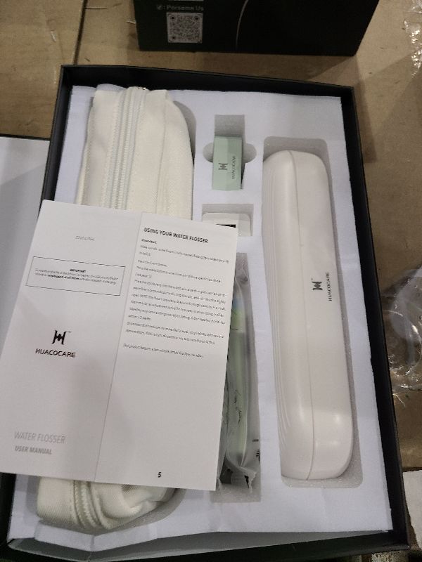 Photo 1 of 2-1 Oral Clean Kit- Water Dental flosser & Electric Toothbrush Combo- Brushing & Flossing- for Teeth Cleaning and Gum Health (Black)