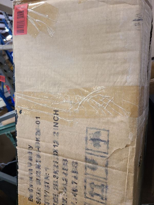 Photo 1 of 24 Inches Modern MDF Bathroom Vanity with Sink, Wall Mounted Floating Cabinets w/Double Drawers, Black Handles, White Resin Sink Combo Set (Black, 24")