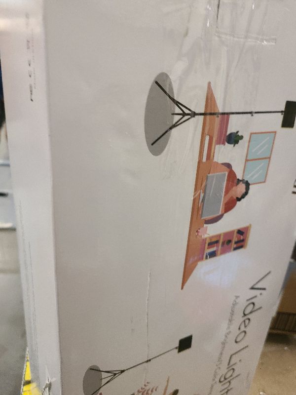 Photo 1 of 2-Pack LED Video Light Kit, NiceVeedi Studio Light, 2800-6500K Dimmable Photography Lighting Kit with Tripod Stand&Phone Holder, 73" Stream Light for Video Recording, Game Streaming, YouTube