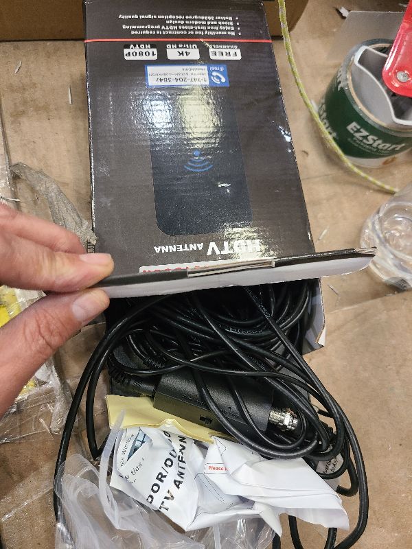 Photo 1 of 2025 Upgraded TV Antenna Indoor, 2800+ Miles Range Digital Antenna for Smart TV Indoor, HDTV Antenna for Local Channels with Amplifier, Outdoor Antenna Support 8K 4K 1080p All TVs -38FT Coax Cable