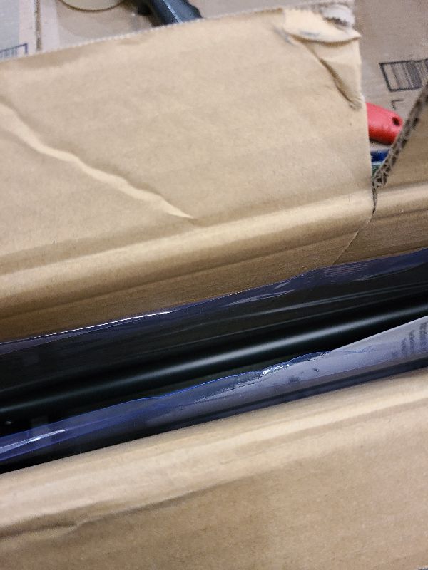 Photo 1 of 3 Step Ladder, Protable Steel Folding Stool with Wide Anti-Slip Pedal, 500lbs Sturdy Steel Ladder, Black