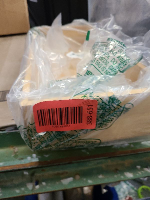 Photo 1 of 2 Piece High Grade Bamboo Knife Block Holder, Large Capacity Kitchen Knife Drawer Organizer, Unique Compact Slot Design to Protect Blade with One Stackable Utensil Storage Box for Drawer and Counter