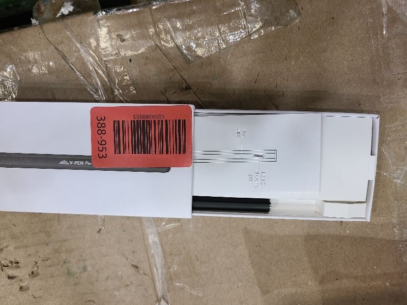 Photo 1 of V-Pen Stylus Remarkable Paper Pro Pen Replacement – Rechargeable Digital Pen with Eraser, 4096 Pressure Sensitivity, USI 2.0, Tilt, Palm Rejection & Extra Tip, USB-C Fast Charging, Black