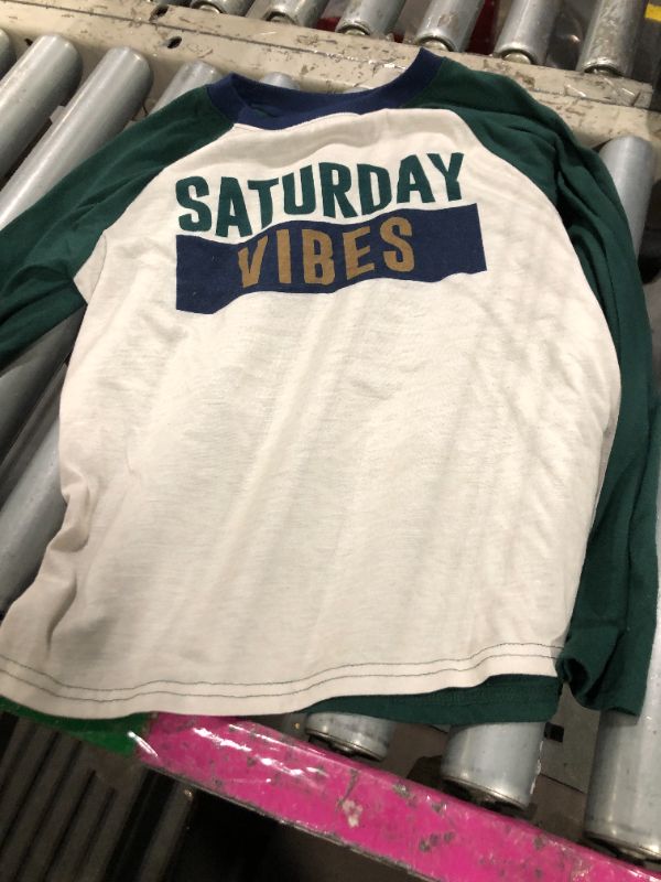 Photo 1 of **TOP ONLY***The Children's Place boys Long Sleeve Top and Pants 2 Piece Pajama Set, Plaid Saturday Vibes, XX-Large US