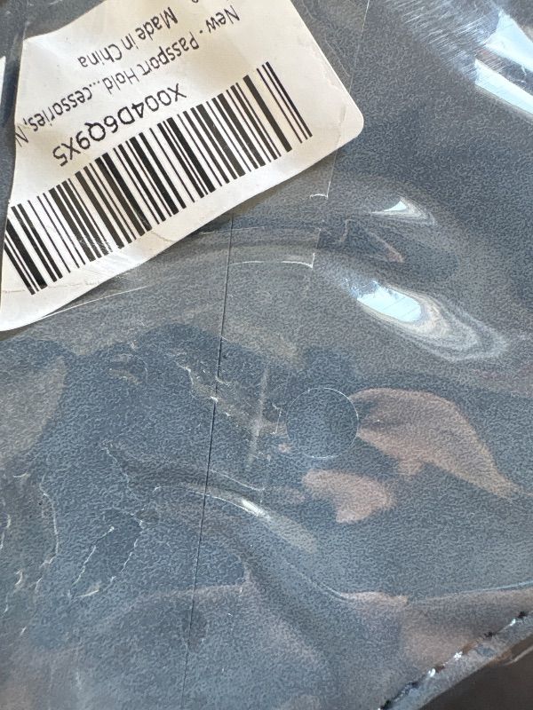 Photo 1 of **MINOR DAMAGE(SHOWN IN PHOTO)***Passport Holder, Passport Cover with Credit Card Slot and Boarding Pass Slot Combo, Passport Wallet Case Book Travel Must Have, RFID Blocking Leather Travel Accessories, Navy Blue