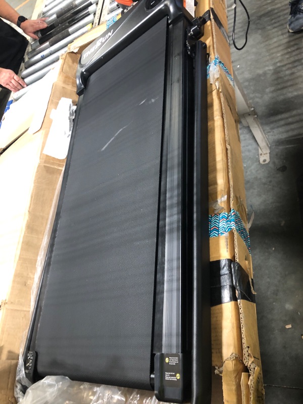 Photo 1 of ************MINOR DETAILS**************************THERUN Walking Pad, 2 in 1 Foldable Treadmills for Home, 2.5HP Under Desk with Handle Bar, 16" Widened Running Belt, with Remote Control 