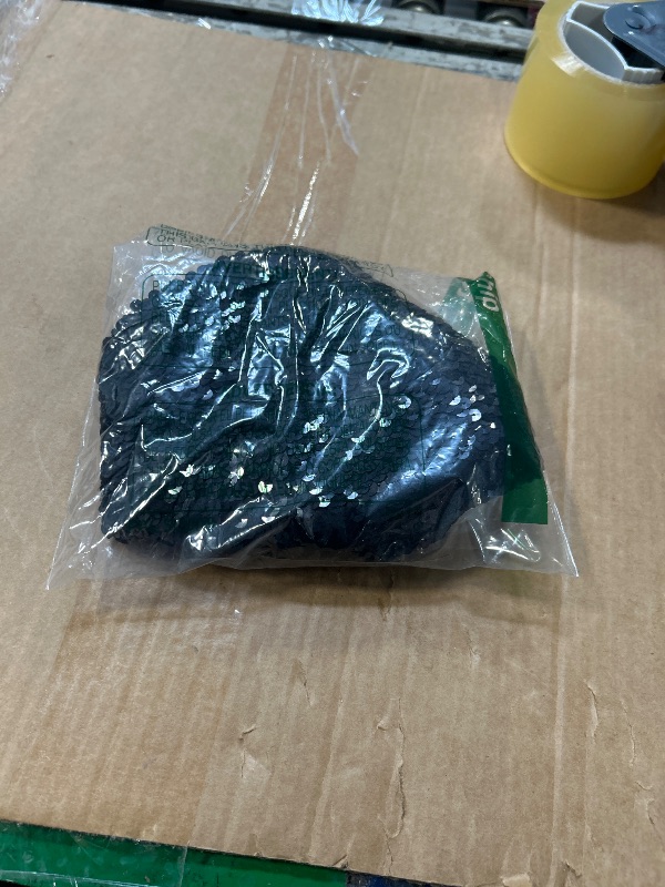 Photo 1 of  
Womens Sparkly Sequin Crop Tops Strapless Sequins Tube Tops Party Clubwear (Black)