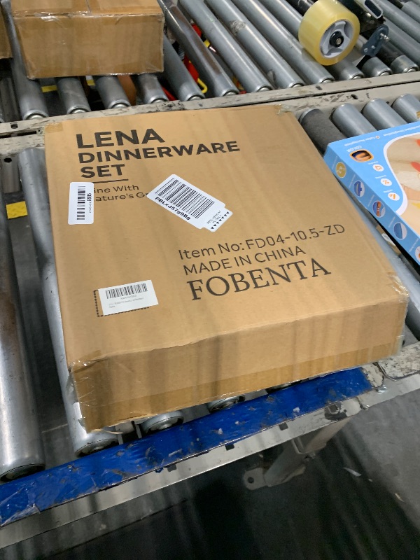 Photo 1 of *****MISSING PLATES*****Dinnerware Sets 12 pcs Plates and Bowls Sets Melamine Plates Indoor and Outdoor use French Court Style Dish Set Plate Set for 4 Dishwasher Safe?White?