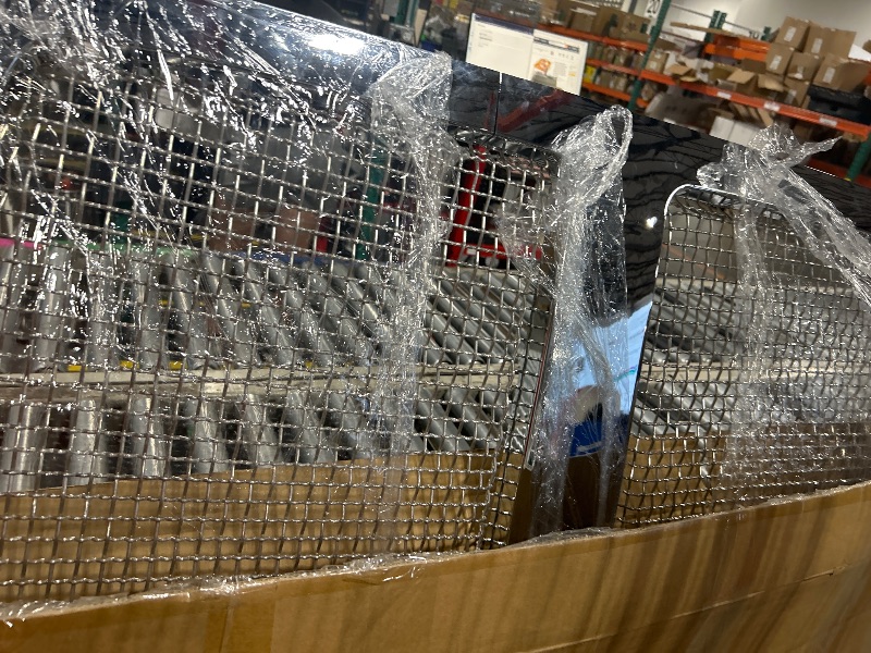 Photo 1 of *** UNKNOWN SIZE OR MODEL SIMILAR IMAGE***JMTAAT Front Grille Compatible with Kenworth T880 w/Bug Mesh Net Bumper Grill Bug Net Screen Mesh Plastic+Aluminium Chrome Silvery