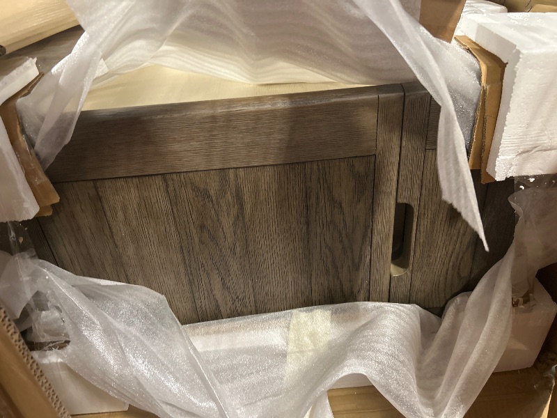 Photo 1 of *** SIMILAR IMAGE UNKNOWN SIZE OR MODEL***Signature Design by Ashley Tyler Creek Rustic Chair Side End Table with Pull-Out Tray & USB Ports, Brown
