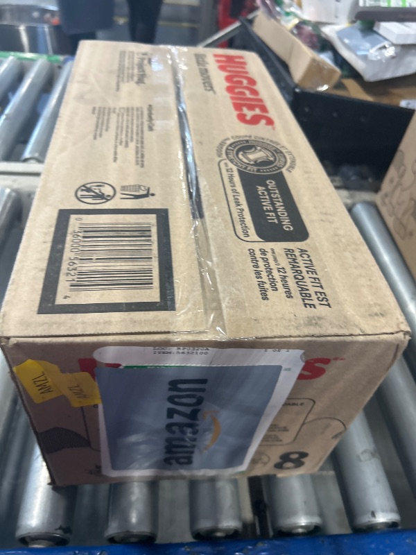 Photo 1 of ** only one***Huggies Size 8 Diapers, Little Movers Baby Diapers, Size 8 (46+ lbs), 76 Count (2 Packs of 38), Packaging May Vary