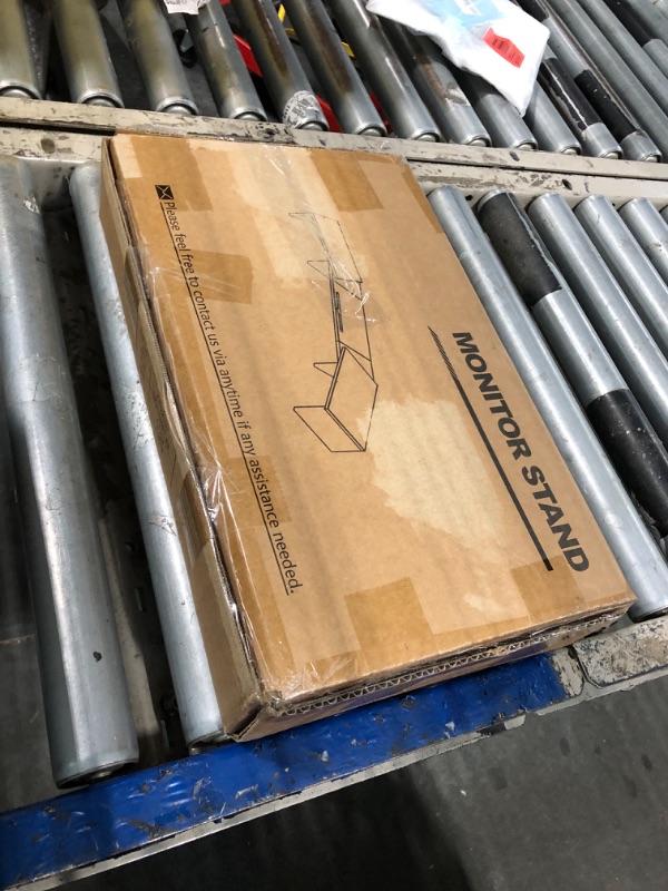 Photo 1 of WESTREE Triple Dual Monitor Stand Riser, Extra Long Monitor Stand for 1~2~3 Monitors, Monitor Stand with Length and Angle Adjustable, 3 Shelf Desktop Storage Riser for Monitor Computer Screen Laptop