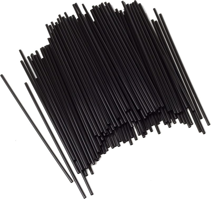 Photo 1 of ** SIMILAR IMAGE UNKNOWN COUNT OR BRAND**Chef Craft 5 Inch Coffee Stirrer Straws-Set of 150, Pack of 1, black