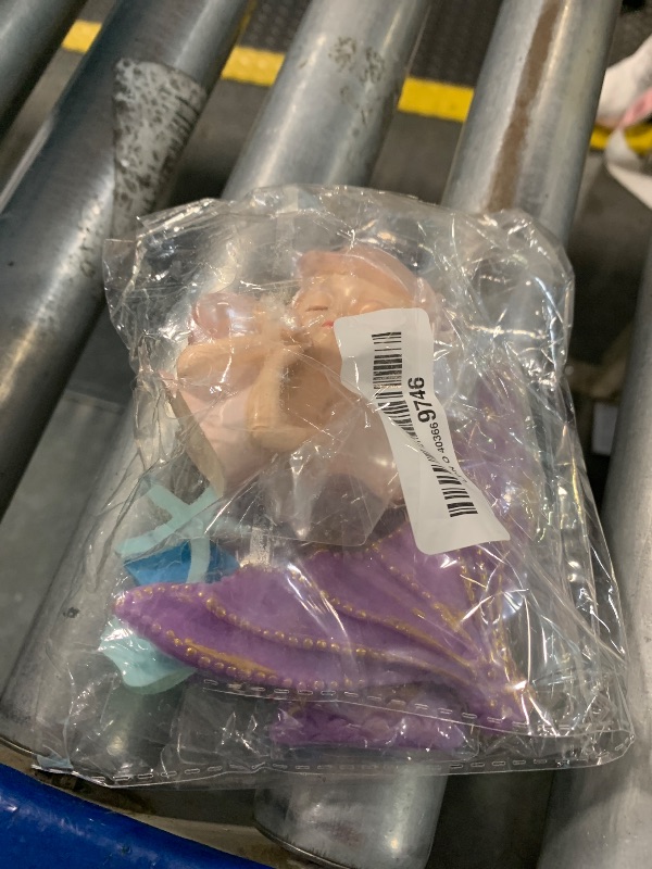 Photo 1 of *** MISSING PARTS***JeVenis Purple Mermaid Cake Toppers - Under the Sea Cake Decoration Set with Seashells, Mermaid Tail, Sea Star Toppers