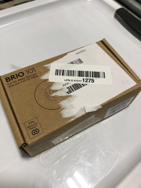 Photo 1 of Logitech Brio 101 Full HD 1080p Webcam for Meetings, Streaming, Desktop, Laptop, PC - Built-in Mic, Shutter, USB-A, Teams, Zoom - Black